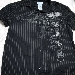 Boys Pinstriped Dress Shirt